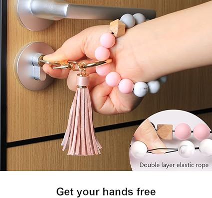Bracelet Tassel Keychain – Multi-Functional Fashion Accessory & Organizer  Product Description